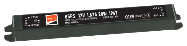 Jazzway BSPS 12V1,67A=20W IP67 3 г.гар. .3329242A