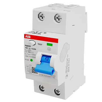 ABB Выкл.диф.тока 2мод. F202 B-16/0,03 2CSF202592R1160