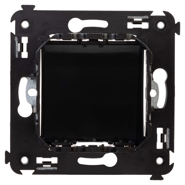 Купить DKC Вывод кабеля из стены "Avanti", "Черный квадрат"