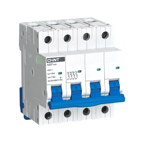 CHINT NBP-63R 4P 10A 15кА 8In (R) 352404