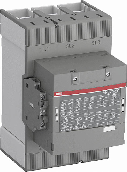 ABB AF370-30-11-13 Контактор 100-250В AC/DC 1SFL607002R1311 ABB AF370-30-11-13 Контактор 100-250В AC/DC 1SFL607002R1311