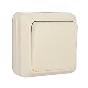 UNIVersal "Олимп" Выключатель "слоновая кость" 1 кл. Б-О0021
