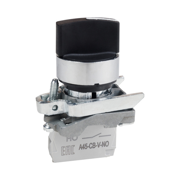 КЭАЗ Переключатель OptiSignal D22 C4-S-21 2 положения металл 1НО XB4BD21