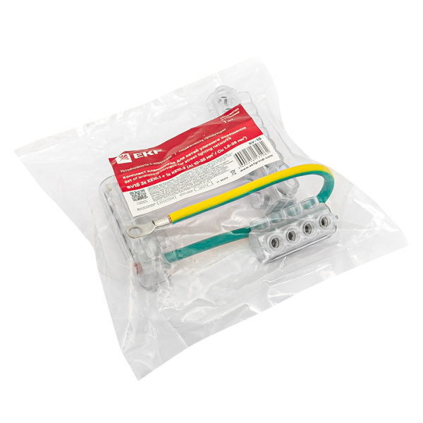 Купить EKF PROxima Комплект клеммников SV15 3x KE10.1 + 1x KE10.3 (Al 10-35 / Cu 1.5-25) для сетей уличного освещения