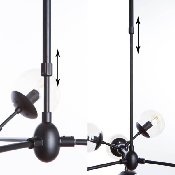 Купить Arte Lamp A1664SP-12BK Светильник подвесной