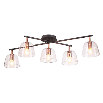 Lumion 4455/5C LN20 060 черный, медный Люстра потолочная E14 5*60W 220V DEMI Lumion 4455/5C LN20 060 черный, медный Люстра потолочная E14 5*60W 220V DEMI