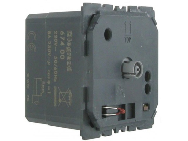 Legrand Celiane Мех терморегулятора теплого пола, с датчиком 067405