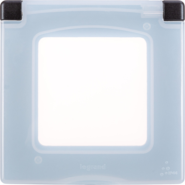 Legrand INSPIRIA Антрацит Рамка с защитной крышкой IP 44 673923