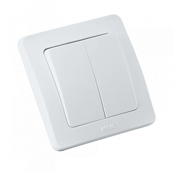 Hegel Мастер внутр Белый ВС16-351 Выключатель 2-клавишный