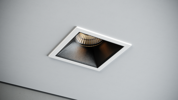 Quest Light Светильник встраиваемый, белый с черным, под лампу GU10, IP20 HOTSPOT Rise 01 white HOTSPOT Rise 01 white/black