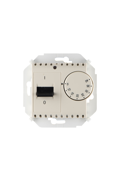 Купить Simon 15 Бежевый Регулятор тёплого пола, с зондом, 16А,230В,3600Вт, 5-40град,IP20 1591775-031