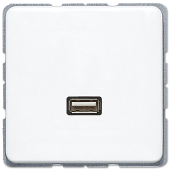 JUNG Мультимедиа разъём, белый MACD1122WW