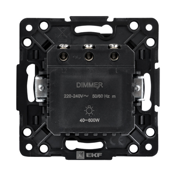 Купить EKF PROxima Стокгольм Черный Светорегулятор, 600W, 220В