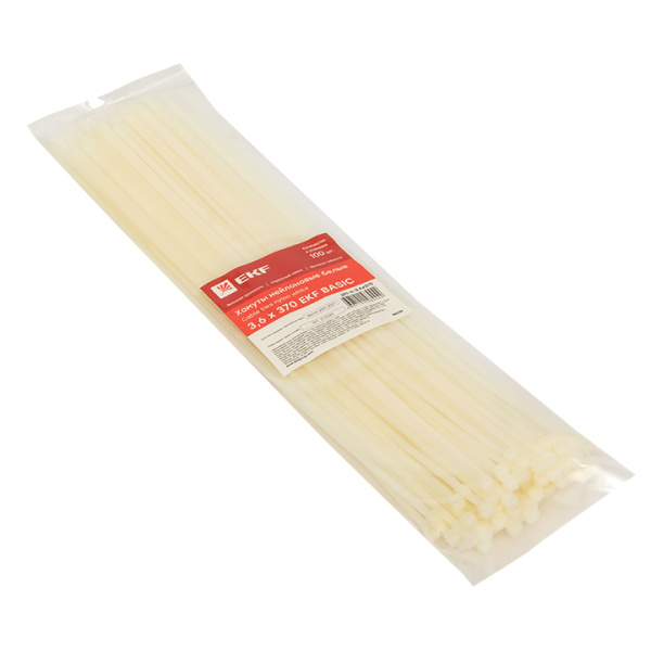Купить EKF Basic Хомут нейлоновый (3,6х370) (100шт.)
