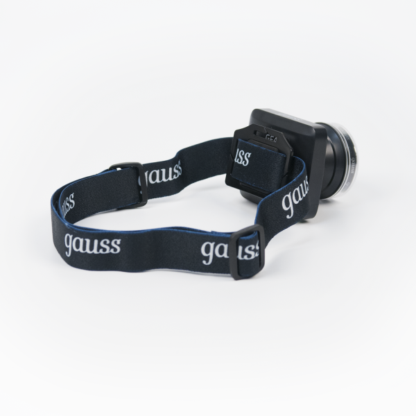 Купить Gauss Фонарь налобный модель GFL401 5W 100lm диммируемый Li-ion 3000mAh LED 1/10/90 GF401