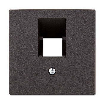 JUNG EcoProfi Антрацит Накладка 1-ой ТЛФ/комп розетки EP569-1BFPLUAAN
