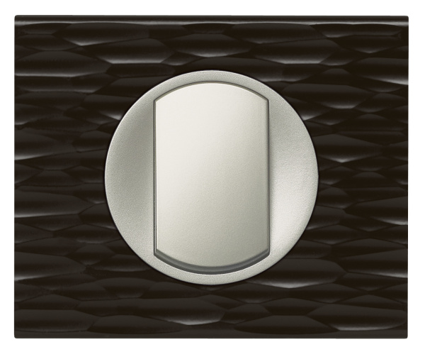 Купить Legrand Celiane2 Corian Черный рифленый Рамка 1-я (2 мод) 069021