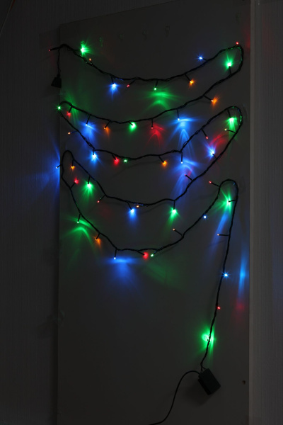 Купить ЭРА ENIN-5M Гирлянда LED Нить 5 м мультиколор 8 режимов, 220V, IP20