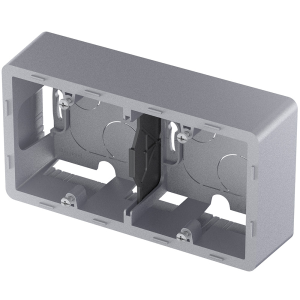 Купить Legrand INSPIRIA Алюминий Коробка накладного монтажа - 2 поста 673992