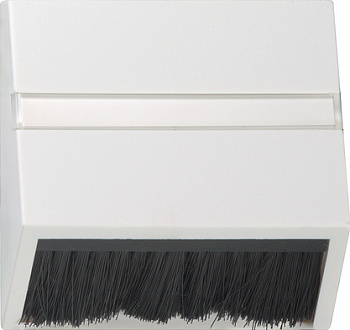 Gira S-55 Бел Накладка под углом для станд.приборов с квадратной панелью 068227