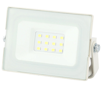 ЭРА LPR-031-0-65K-010 Прожектор светодиодный уличный 10Вт 800Лм 6500К 95x62x35 белый Б0043569