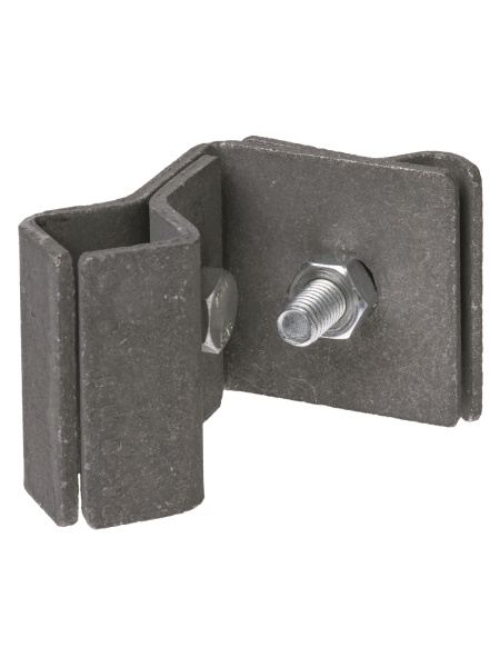 TDM Держатель фальцевый стальной зажим 45х60 мм для прута Ø6-10 мм, гор.цинк SQ2402-3279
