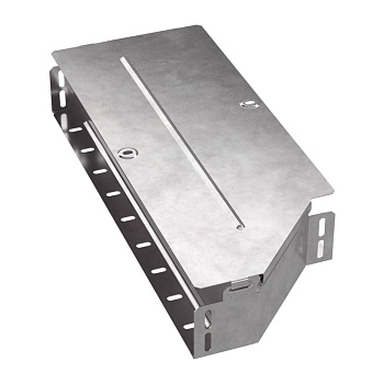 Промрукав Переходник левый с крышкой Стандарт 500х400х80 PR16.0698