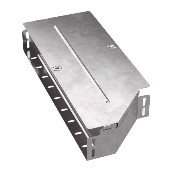 Промрукав Переходник левый с крышкой Стандарт 500х400х80 PR16.0698