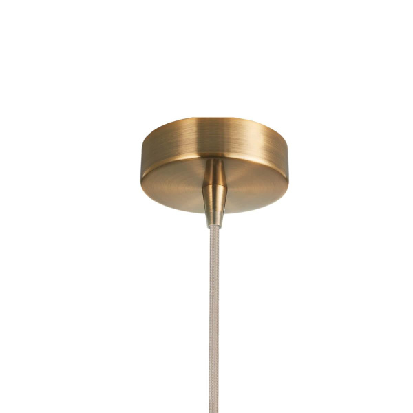 Купить Favourite Выдувное узорное стекло коньячного цвета, каркас цвета латуни 2188-1P