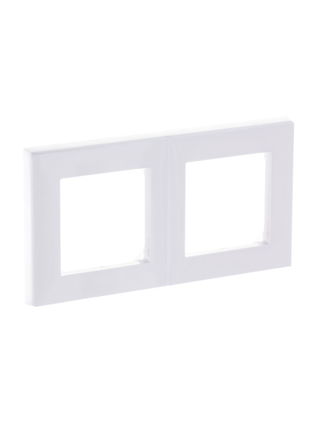 Купить ABB EPJ Levit белый / ледяной Рамка 2 поста 2CHH015020A6001