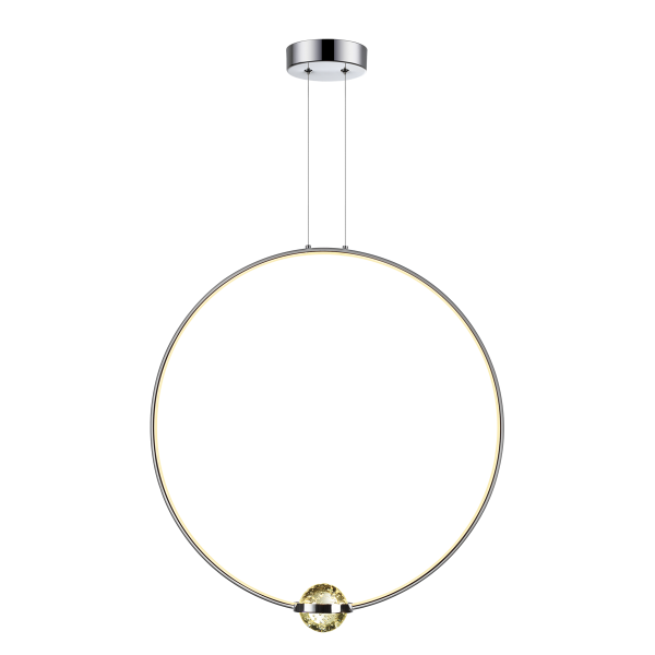 Купить Odeon Light 4337/27L L-VISION ODL22 113 полированный хром/металл Подвесной светильник IP20 LED 27W 2230Лм 4000K GOTA