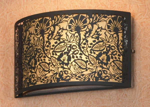 Купить Lussole S.R.L Металл Черный /  Металл/полимер Светильник настенный E14 GRLSF-2371-01