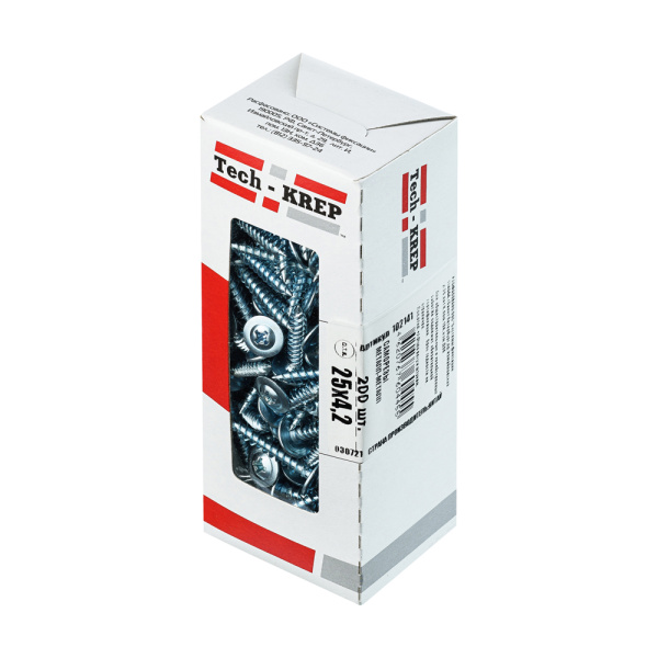 Tech-Krep Саморез ШСММ 4,2х25 (200 шт) - коробка с ок. 102141