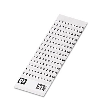 Phoenix Contact Маркировка для клеммных модулей SK 2,54/2,8:FORTL.ZAHLEN 11-2 0804853:0011