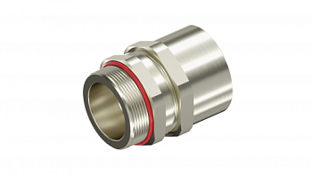 DKC Взрывозащищенный кабельный ввод ANF под небронированный кабель M16х1,5/M16х1,5 D5-10мм. Никелированная латунь. IP66/68