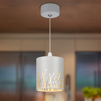 ЭРА Светильник подвесной (подвес) PL30 WH цоколь GX53 потолочный цилиндр белый