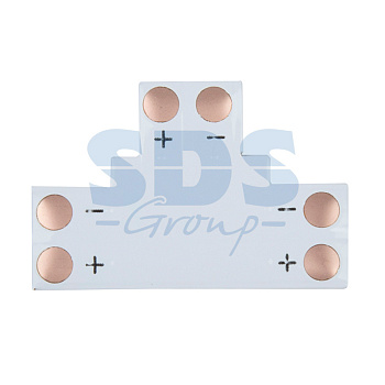 LAMPER Плата соединительная (T) для одноцветных светодиодных лент шириной 8 мм 144-124