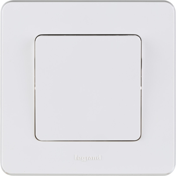 Купить Legrand INSPIRIA Белый Выключатель одноклавишный 10 AX - 250 В 673600