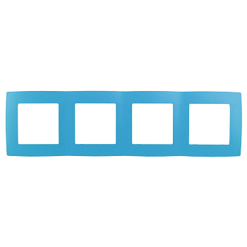 ЭРА 12-5004-28 Голубой Рамка на 4 поста, 12