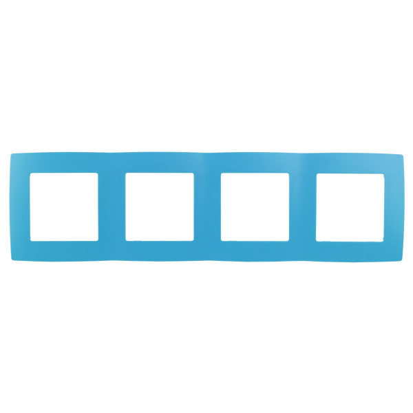 ЭРА 12-5004-28 Голубой Рамка на 4 поста, 12