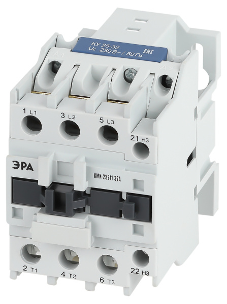ЭРА Контактор PRO KKM21-032-230-01-E КМИ-23211 32А 230В/АС3 1НЗ