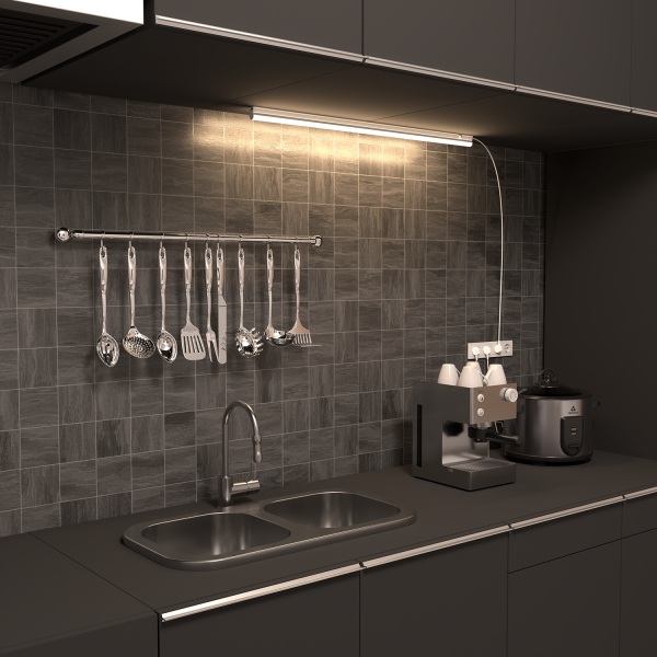 Купить Gauss Светильник TL линейный 12W 1050lm 4000K IP20 865х22х37 (к.п. 1м, Коннект2шт, креп 1шт) LED 5 130511212