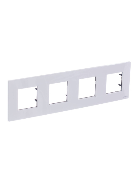 Купить ABB NIE Zenit Серебро Рамка 4-я 2+2+2+2 мод 2CLA227400N1301