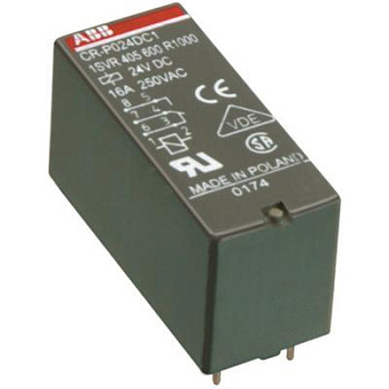 ABB CR-P024AC2 Промежуточное реле 24V 8A 2ПК (AC) 1SVR405601R0000