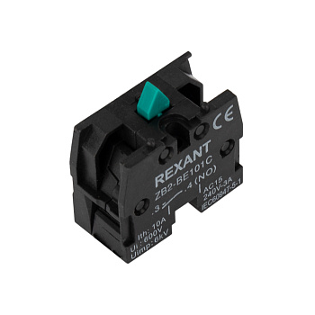 Контакт дополнительный XB-2 NO зеленый Rexant 36-9001