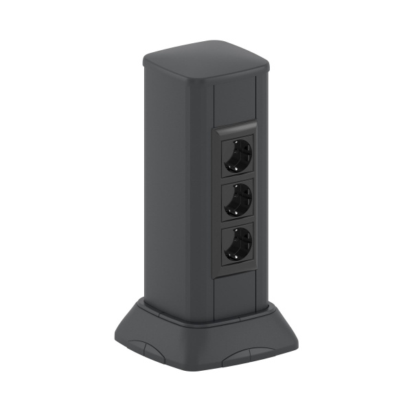 Купить DKC Миниколонна алюминиевая, 0.35м, цвет чёрный