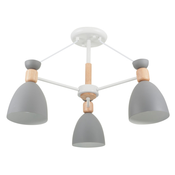 Купить Freya Modern Delia Белый Потолочный светильник E27 60W FR5033CL-03W