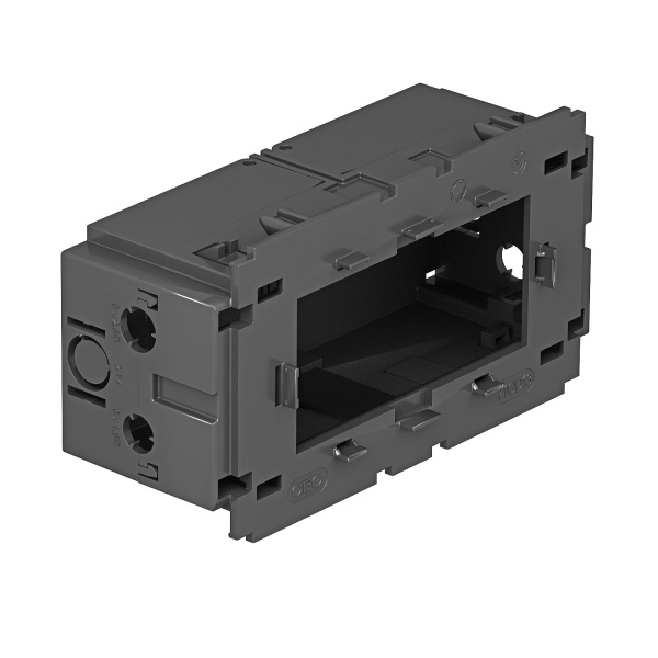 OBO Bettermann Коробка монтажная двойная Modul45 71GD13 140x76x51мм, полиамид, серый 6288583