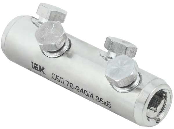 IEK Соединитель болтовой луженый СБЛ 70-240/4 35кВ