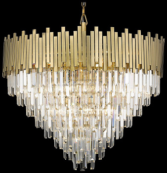 Wertmark WE137.32.503 Люстра подвесная Бронзовый/Прозрачный E14 32*40W